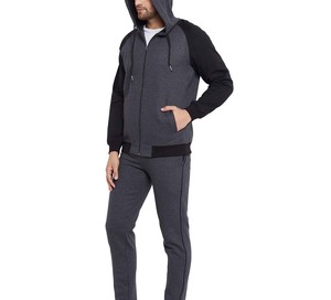Survêtements de sport décontractés pour hommes, à fermeture éclair intégrale, personnalisables, pour la course et les sports d'hiver – Vente en gros - Product Image 5