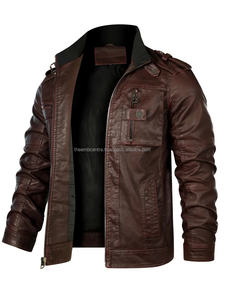 Chaquetas de cuero a la moda para hombre al mejor precio, nueva llegada, ropa para hombre, chaquetas de cuero a la mejor venta, ropa informal para invierno - Product Image 5