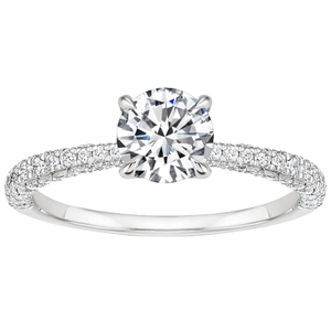 Classic White Silver <b>Crystal</b> <b>Ring</b> for Women Wedding Engagement Anniversary Party Jewelry Gift - Product Image 2