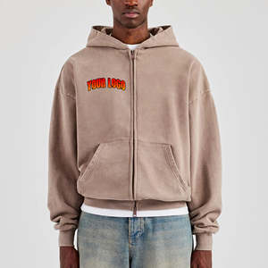 Nuevas sudaderas con capucha de algodón grueso y forro polar, personalizadas con estampado, básicas, para hombre, de corte holgado, personalizables, OEM. - Product Image 1