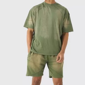 Conjunto de Chaqueta Cortavientos y Pantalones con Diseño Nuevo, Estampado por Transferencia para Verano, Conjunto Masculino de Verano en Venta - Product Image 5