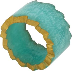 Customized Elegant Black Grey Resin Napkin <b>Rings</b> <b>Hand</b>-Crafted Fashionable Colorful by handmade Collection - Product Image 1