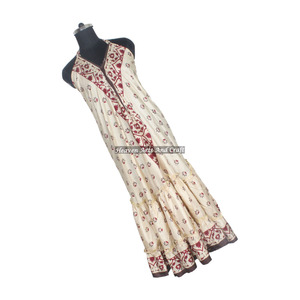 Nuevo Vestido Bohemio de Seda Sari Reciclada para Mujer, Económico, Última Moda, Vestidos Largos Casuales de Playa, Vestido de Noche Elegante sin Mangas para Damas - Product Image 4