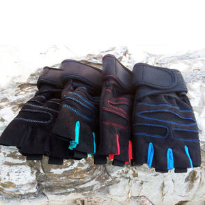 Gants de cyclisme unisexes sans doigts, antidérapants, absorbant les chocs, respirants - Product Image 4