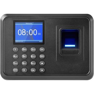 Orologio Marcatempo Biometrico per Piccole Imprese con Unità USB, Registrazione Presenze con Impronta Digitale, Timbratura Automatica Entrata/Uscita Dipendenti - Product Image 6
