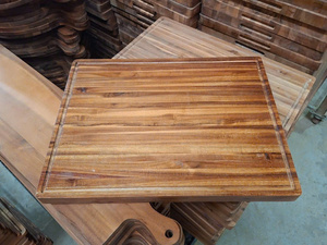 Tabla de Cortar Rectangular Multifuncional de Bambú Ecológica, Duradera y Ligera, Marca Blue Lotus, con Ranura para Jugos, Solo Lavar a Mano, 1.5 cm - Product Image 3