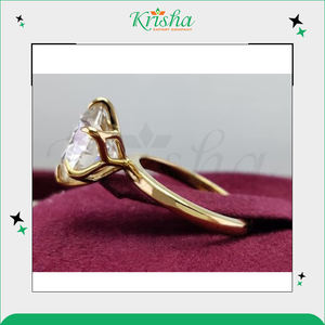 Superbes bagues d'anniversaire en diamant naturel et cultivé en laboratoire, couleur DEF, clarté excellente, 100 % naturelles, provenant d'un vendeur indien de confiance. - Product Image 4