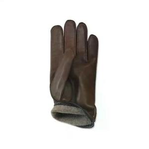 Gants d'hiver en cuir durables avec isolation thermique pour le travail en extérieur, la conduite et la protection contre le froid - Product Image 2