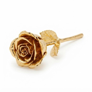 Wholesale 24k Gold Rose Flower Luxury Preserved Eternal Gold Dipped Rose for <b>Valentine's</b> Day Wedding Anniversary <b>Gift</b> <b>Box</b> - Product Image 4