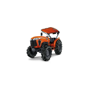 Orange Wheel <b>Tractor</b> With Canopy And Large Tires For Agricultural Use - Product Image 1