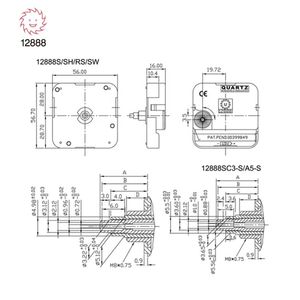 Youngtown Quartz 12888 Accessoire d'horloge d'origine de remplacement - Product Image 5