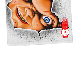 Camiseta Blanca de Manga Corta para Hombre OEM ODM con Estampado del Personaje Chucky, Corte Regular, Cuello Redondo, Estilo Urbano, Tela Jersey - Product Image 4