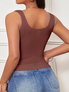 Soutien-gorge de sport sans couture pour femme, haut court de yoga, vêtements de fitness extensibles, personnalisation de marque, vente en gros, fabricant d'usine - Product Image 4