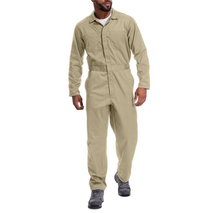 Combinaison de travail industrielle la plus vendue, couleur unie, résistante aux taches, pour hommes adultes, vêtements de travail de sécurité - Product Image 1