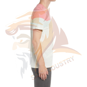 Camiseta con cuello redondo para hombre, de calidad premium, estilo urbano, diseño de patrón sólido, camisetas para hombre en venta en línea. - Product Image 3