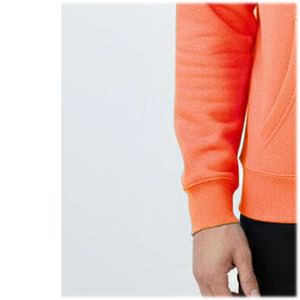 Sweat à capuche structuré en coton biologique 100% avec doublure double et poche kangourou - Product Image 4