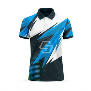 Polo homme de haute qualité, design personnalisé, votre propre marque, manches courtes, polyester, séchage rapide, t-shirt de golf pour homme - Product Image 6
