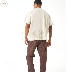 High Quality Wholesale Custom Vintage Streetwear Oversized <b>T</b> <b>Shirt</b> For <b>Men</b> <b>Ringer</b> Color <b>Men's</b> Oversized Cotton <b>T</b> <b>Shirts</b> - Product Image 4