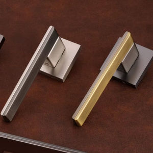 Modern Simple Style Door Handles Premium Metal Lever <b>Pull</b> Set Fit for 35mm to 50mm Thickness Doors in Silver, Grey, and <b>Gold</b> - Product Image 2