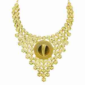 เครื่องประดับแฟชั่นขายส่ง ทองชุบ 14K18K24K แบบไมครอน สไตล์ดูไบ ตุรกี สร้อยคอยาว ดีไซน์ดั้งเดิม เครื่องประดับโอโร จอยเอเรีย - Product Image 5