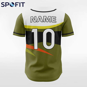 Camiseta de Béisbol con Botones 2026, Unisex, Manga Corta, Tejido de Secado Rápido para Entrenamiento y Competición, Venta al Por Mayor - Product Image 4