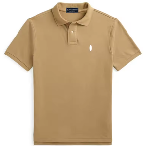 Men's <b>Navy</b> <b>Blue</b> Short Sleeve Cotton Pique <b>Polo</b> <b>Shirt</b> Solid Color Casual Breathable Front Logo - Product Image 4