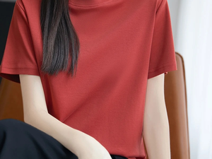 T-shirt en coton imprimé personnalisé en gros pour femmes, design DIY personnalisé, mode décontractée, été - Product Image 3