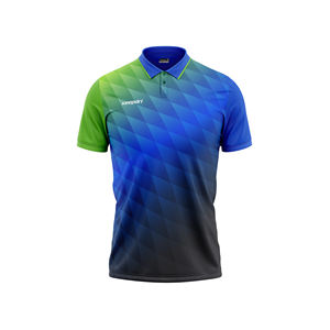 Vêtements de sport OEM/ODM personnalisables élégants, polo de tennis, de golf, de pickleball, uniformes d'équipe, spandex/polyester à séchage rapide - Product Image 1