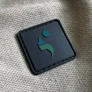 New Fashionable Custom PVC Label 3D Heat Transfer Rubber Patches Silicone <b>Badge</b> Embossed Logo Supplier Garments Other Clothing - Product Image 1