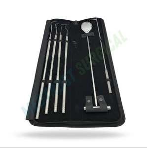 Juego de instrumentos periodontales equinos de 5 piezas, kit de instrumentos dentales veterinarios para limpieza y desincrustación de dientes de caballos - Product Image 3