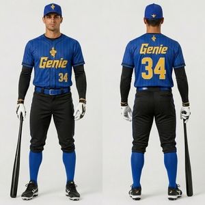 Uniforme de Béisbol Personalizado, Uniforme de Béisbol de Alto Rendimiento Diseñado con Material de Poliéster que Absorbe la Humedad y Transpirable - Product Image 6