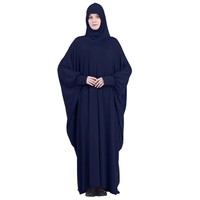 Robe Abaya en Chiffon pour Femmes Musulmanes, Ample, Décontractée, Respirante, Écologique, Couvrante, Vêtement de Prière, Hijab Long Khimar Arabe