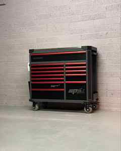 Chariot à outils roulant robuste TOMAC à 12 tiroirs avec 293 pièces d'outils OEM, outils pour camions - Product Image 1