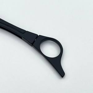 Rasoir de barbier professionnel de 8 pouces avec manche noir lame en acier inoxydable - Product Image 5