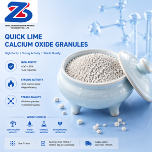 Granulés de chaux vive de qualité export, oxyde de calcium en morceaux (CaO), matière première industrielle pour les marchés mondiaux - Product Image 1