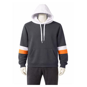 เสื้อสเวตเชิ้ตผู้ชายทรงปกติ ผ้าฝ้ายเนื้อแน่น ซิป ¼  แขนยาว ดีไซน์แบบสวมหัว มีฮู้ด พิมพ์ลายโลโก้ด้านหน้า สำหรับฤดูหนาว - Product Image 4