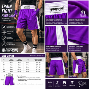 Objetivo de Boxeo Morado de Estilo Deportivo, Poliéster Ecológico Duradero, Ropa de Entrenamiento para Todas las Estaciones, Ajuste Cómodo, Profesional - Product Image 5