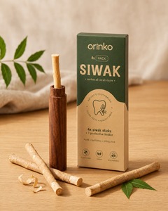 ชุดทำความสะอาดฟันสมุนไพรพรีเมียม Natural Orinko Siwak Miswak แบบแท่ง แพ็ค 4 ชิ้น พร้อมบริการผลิตแบบ OEM พร้อมโลโก้ส่วนตัว - Product Image 2