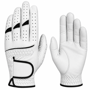 Gants de golf en cuir Cabretta respirant, couleurs et logo personnalisés, pour homme et femme, main gauche, accessoires de golf - Product Image 5