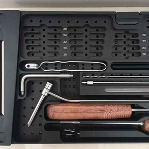 ชุดเครื่องมือศัลยกรรมกระดูก ชุดเจาะกระดูกและอุปกรณ์ยึดตรึง  ชุดเครื่องมือผ่าตัดสแตนเลส อุปกรณ์การแพทย์ระดับมืออาชีพ ชุดอุปกรณ์นำกลับมาใช้ใหม่ได้ - Product Image 4