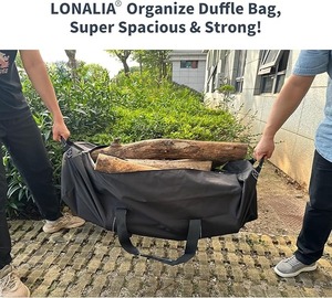 48 Inch Duffle <b>Bag</b> for Travel Camping - 165L Extra <b>Large</b> Heavy Duty <b>Duffel</b> <b>Bag</b>, Sport Equipment Storage <b>Bag</b> with 2 Sides Handles - Product Image 6