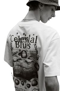 T-shirt homme haut de gamme coupe ample respirant à manches courtes haut visible épaule tombante 100% coton avec taille imprimée imprimée - Product Image 5