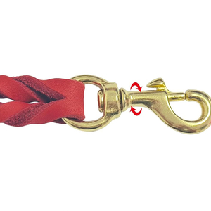 100% Genuine Leather Material Made Lowest Price Leather <b>Leash</b> For German Shepherd <b>Dog</b> Reasonable Price Leather <b>Dog</b> <b>Leash</b> - Product Image 6