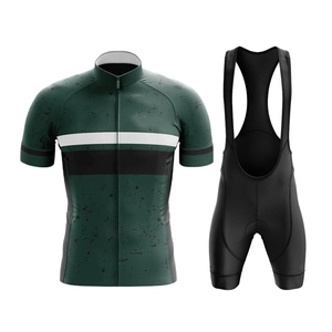 Conjunto de Jersey y Pantalones Cortos de Ciclismo Personalizados para Hombre, 100% Poliéster, de Secado Rápido, Uniforme Deportivo para Adultos, Superventas - Product Image 1
