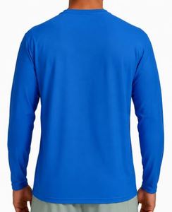 Camisa de Pesca para Hombre, Negra, Personalizada de Fábrica, Transpirable, de Secado Rápido, UPF 50, 100% Poliéster, Tallas Grandes, YINHU, Venta al Por Mayor - Product Image 2