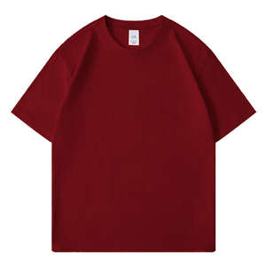 เสื้อยืดคอกลมแขนสั้นผู้ชาย ผ้าฝ้ายสีพื้น สวมใส่สบายๆ ในฤดูร้อน ทรงเข้ารูป แพ็คหลากหลายสี - Product Image 6