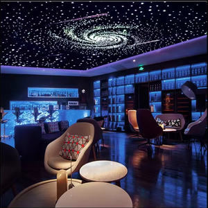 60*60 sáng tạo <span class=keywords><strong>Led</strong></span> Sao tấm Trần IP65 sợi quang Twinkle <span class=keywords><strong>Sky</strong></span> <span class=keywords><strong>LED</strong></span> fiber optic Star Kit cho Thạc sĩ phòng ngủ đèn - Product Image 1