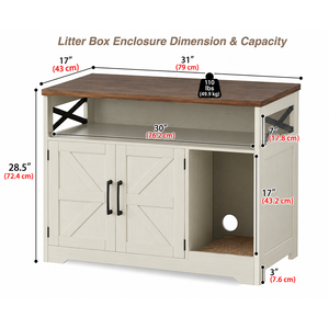 Mueble de madera para mascotas con nido para gatos, estante de almacenamiento para gatos de interior, estilo clásico multifuncional - Product Image 4