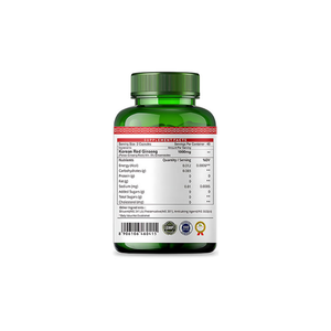 Cápsulas de extracto de ginseng coreano Suplemento de salud natural para la función cerebral de la inmunidad y el refuerzo de energía Certificado GMP - Product Image 6