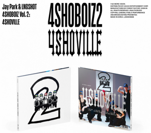 LNGSHOT 4SHOBOIZ Vol. 2: 4SHOVILLE K-Pop Music CD with Stickers & Shot Callers Paper/Plastic Materials Korean Language All Ages - Product Image 4
